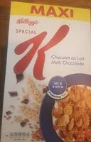 Mängden socker i Céréales Special K Kellogg's Chocolat au lait