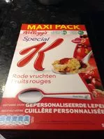 Mängden socker i Kellogs spécial fruits rouges