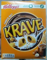 Mängden socker i Kellogg's Choco Krave GR. 375