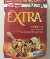Mängden socker i Extra Pépites Crunchy Muesli