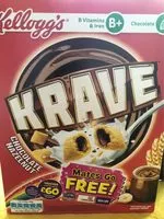 Mängden socker i KRAVE Chocolate Hazelnut