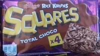 Mängden socker i squares Rice krispies