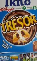 Mängden socker i Céréales Trésor Kellogg's Chocolat Lait - 1kg