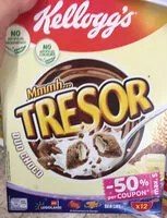 Mängden socker i Kellogg's Trésor Duo Choco 375 GR