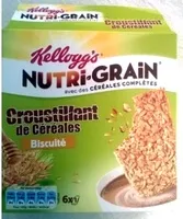 Mängden socker i Nutri-Grain Croustillant de Céréales Biscuité