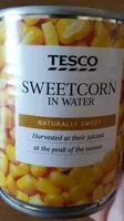 Mängden socker i Sweetcorn in Water