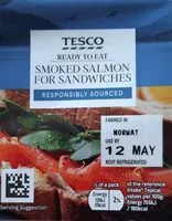 Mängden socker i Smoked salmon for sandwiches