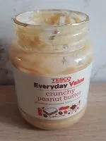 Mängden socker i Tesco Everyday Value Crunchy Peanut Butter 340G
