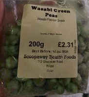 Mängden socker i Wasabi Green Peas