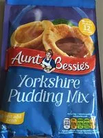 Mängden socker i Aunt Bessie's Yorkshire Pudding Mix 128G