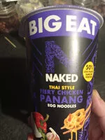 Mängden socker i Thai Style Fiery Chicken Panang Egg Noodls