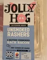 Mängden socker i Unsmoked Rashers