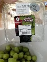 Mängden socker i Raisins sans Pépins