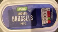 Mängden socker i Smooth brussels pâté