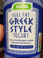 Mängden socker i Full Fat Greek Style Yogurt