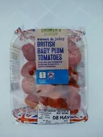 Mängden socker i Baby plum tomatoes