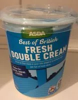 Mängden socker i Fresh double cream