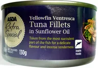 Mängden socker i Yellowfin Ventresca Tuna Fillets in Sunflower Oil