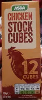 Mängden socker i ASDA Chicken Stock Cubes