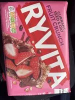 Mängden socker i Ryvita Fruit Crunch Crisp