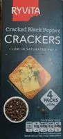 Mängden socker i Ryvita Cracker For Cheese Black Pepper 175G
