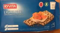 Mängden socker i Ligth rye wholegrain rye crispbread