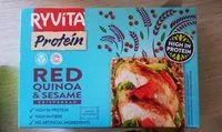 Mängden socker i Red quinoa & sesame Crispbread