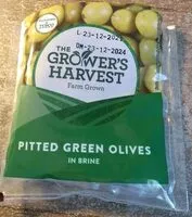 Mängden socker i Pitted green olives in brine