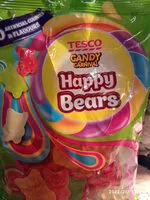 Mängden socker i Tesco Happy Bears