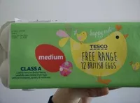 Mängden socker i Free range British eggs