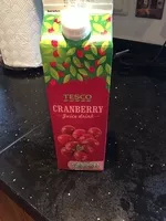 Mängden socker i Cranberry Juice Drink