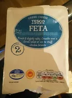 Mängden socker i Tesco Greek Feta 200G