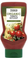 Mängden socker i Tesco Organic Tomato Ketchup 460G