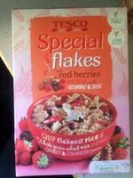 Mängden socker i Special flakes with red berries