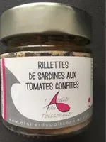 Mängden socker i Rillettes de sardines aux tomates confites