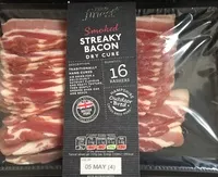 Mängden socker i Smoked Streaky Dry Cure Bacon