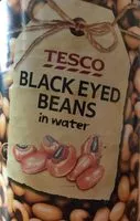 Mängden socker i Black eyed beans in water