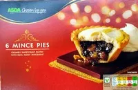 Mängden socker i 6 Mince Pies
