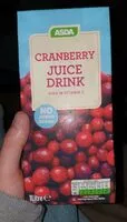 Mängden socker i ASDA Sugar Free Cranberry Juice
