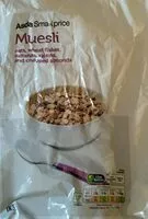 Mängden socker i Muesli