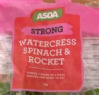 Mängden socker i Watercress spinach and rocket