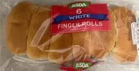 Mängden socker i 6 white Finger rolls
