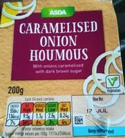 Mängden socker i Caramelised onion houmous