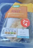 Mängden socker i Roast chicken breast fillets