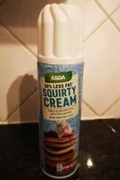 Mängden socker i Squirty Cream 30% less fat