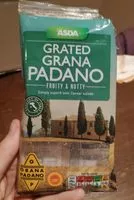Mängden socker i Grated grana padano