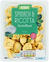 Mängden socker i ASDA Spinach & Ricotta Tortelloni