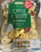 Mängden socker i Cheese and tomato tortelloni