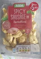 Mängden socker i Asda Spicy Sausage Tortelloni