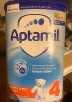 Mängden socker i Aptamil baby grow milk